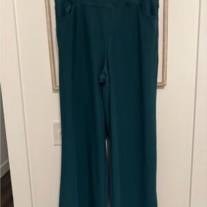 Halara Flex™ High Waisted Tummy Control Pockets Wide Leg Micro Waffle Work Pants